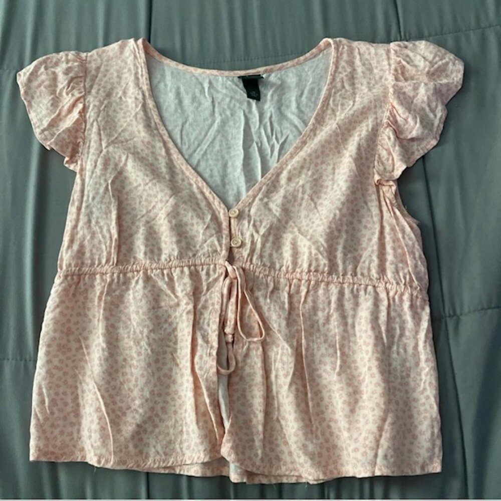 Women's Small Pink Wild Fable Crop Top